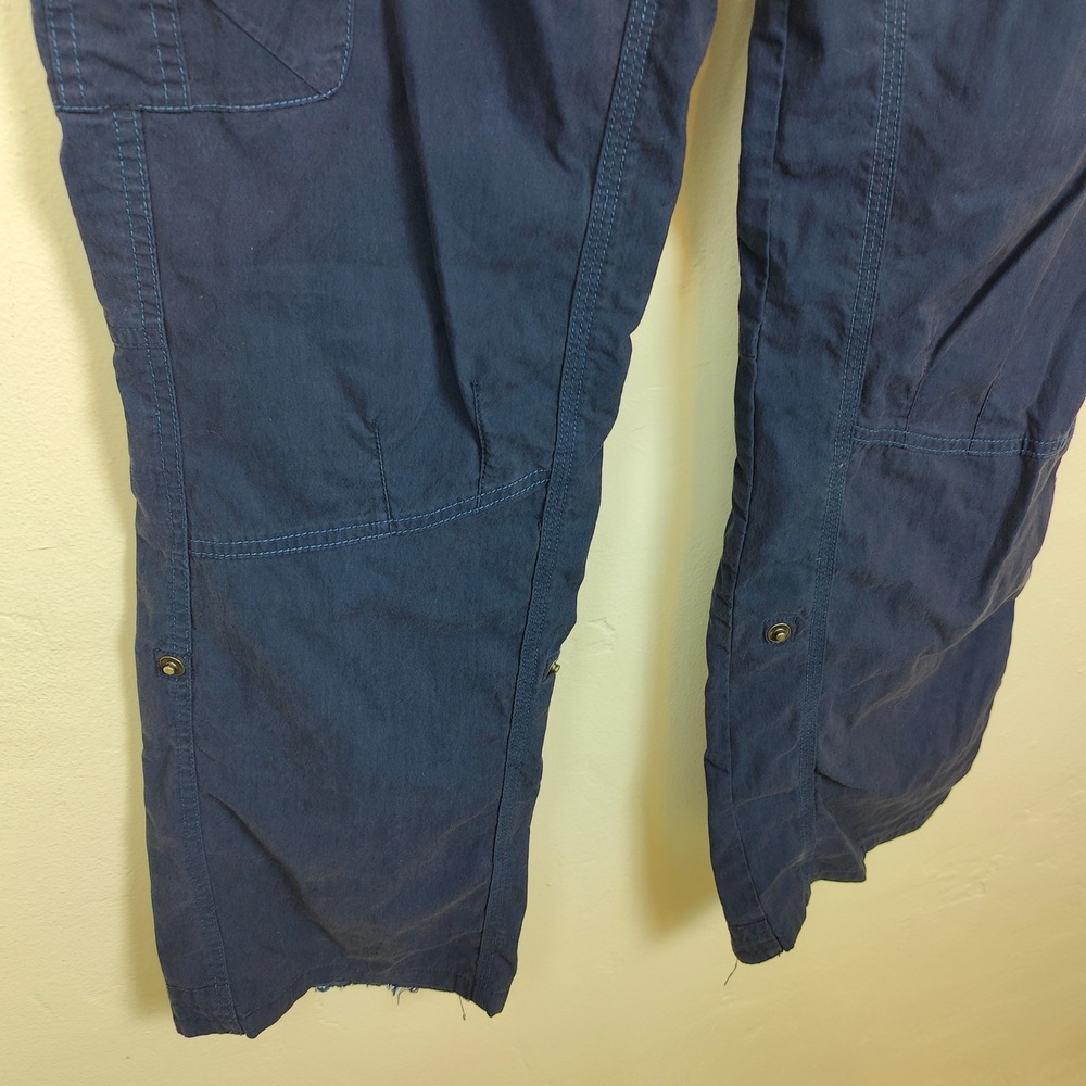 Kuhl Cargo Pants Womens 4 Regular Blue Vintage Patina Dye Gorpcore Hiking - Picture 4 of 12